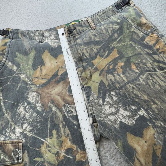 Cabela's Pants Men 36x31 Khakis Camo Mossy Oak Break Up Field Hunt Cargo Pockets - Picture 12 of 15